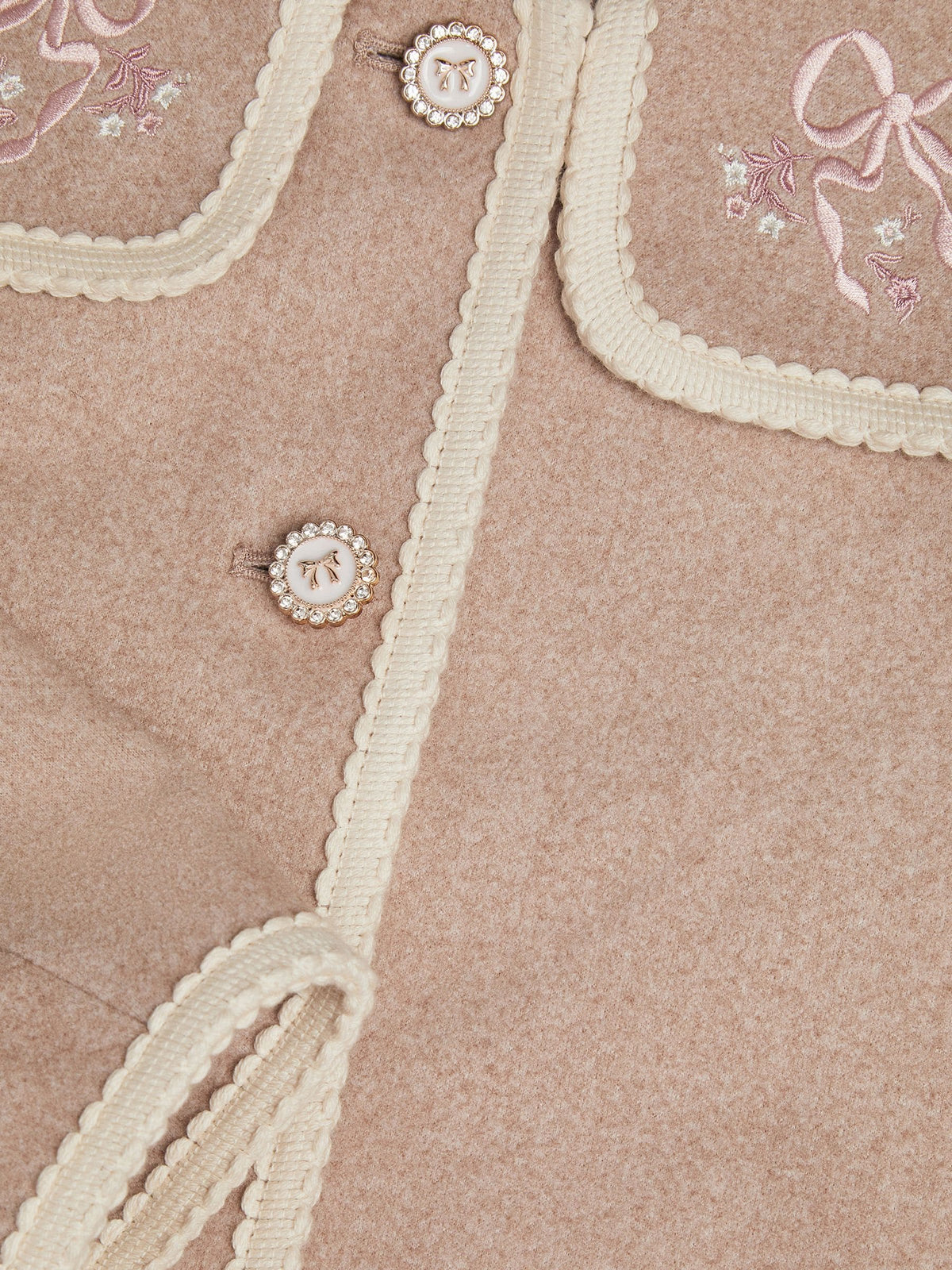 Dsiney Kidz - Monsoon Natural Embroidered Collar Coat image 3