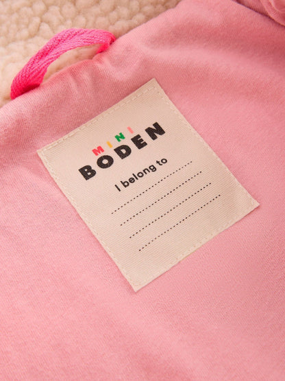 Dsiney Kidz - Boden Cream Collared Borg Jacket image 4