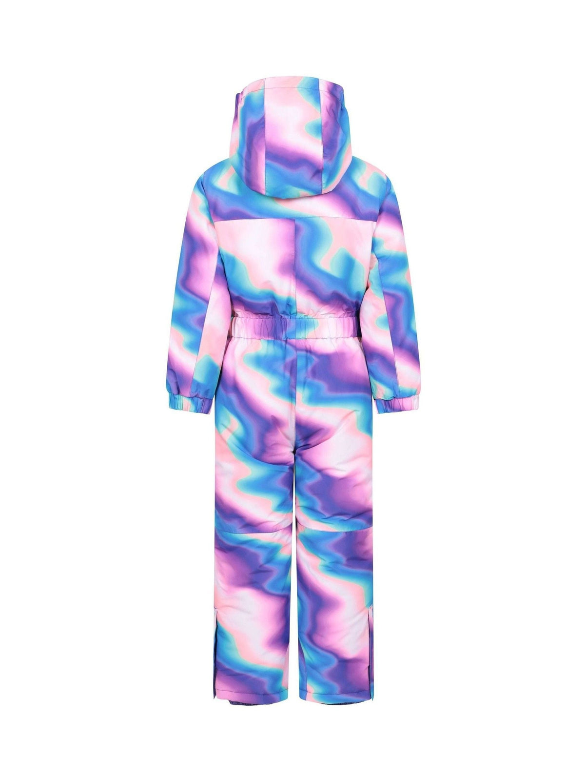 Mountain Warehouse Purple Cloud Printed Kids All-In-One Waterproof Snowsuit - image 2