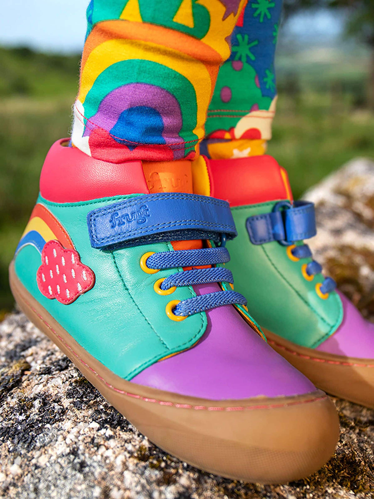 Frugi Multi Coast High Top Trainers - image 1