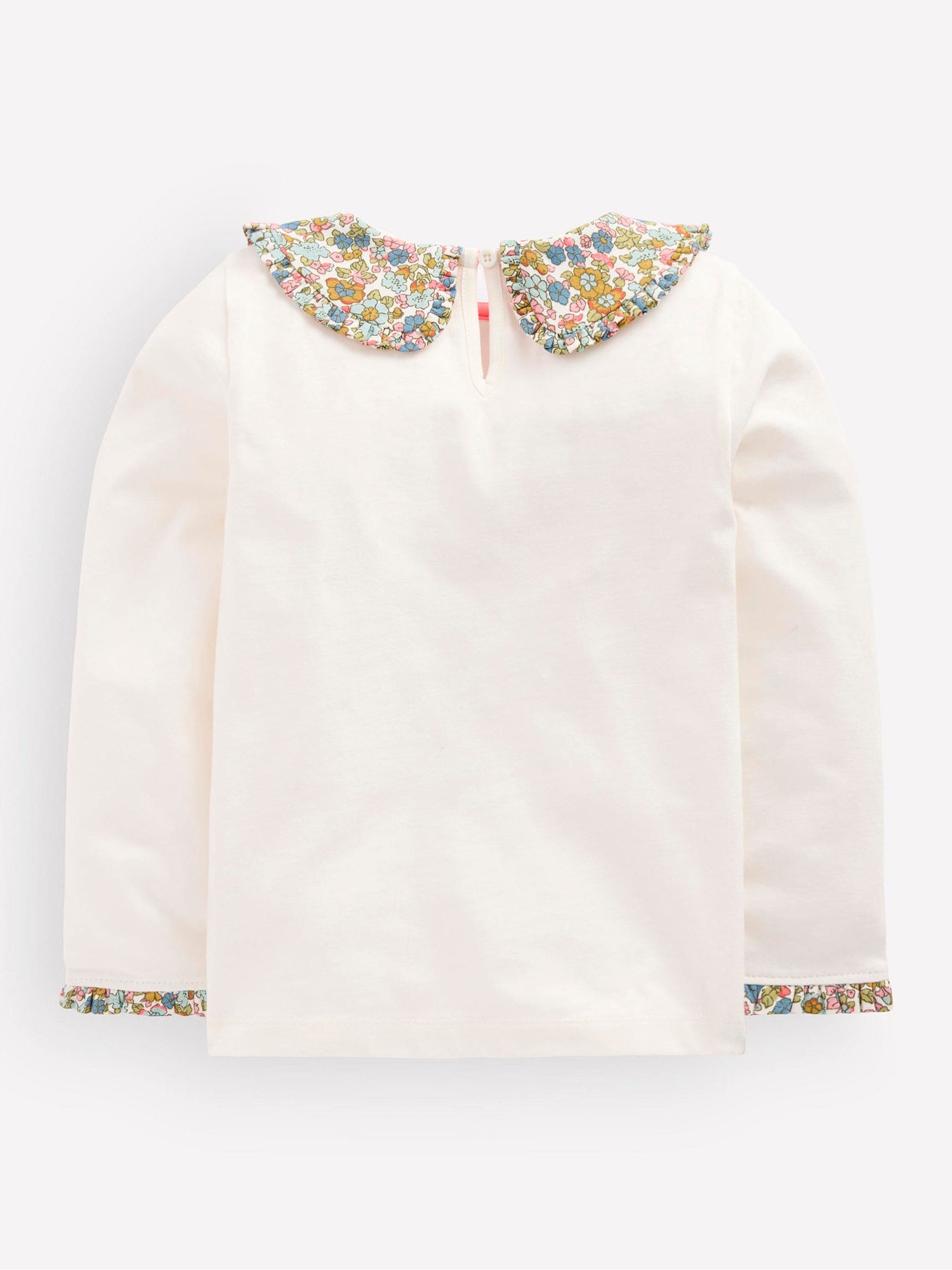 Dsiney Kidz - Boden Cream Collared Breton Jersey Top image 2