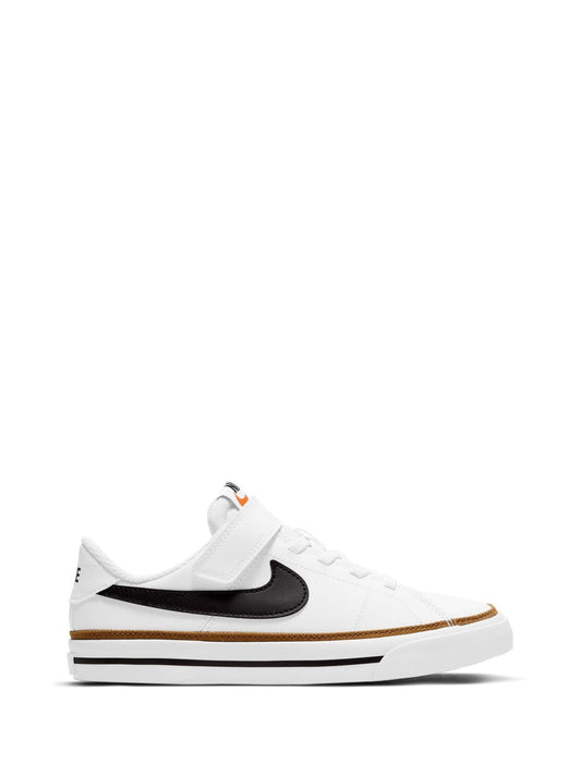 Nike White/Black Junior Court Legacy Trainers image 1