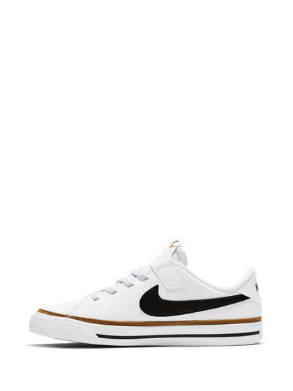 Nike White/Black Junior Court Legacy Trainers image 2