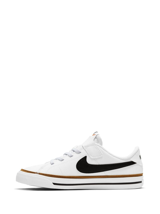 Nike White/Black Junior Court Legacy Trainers image 2