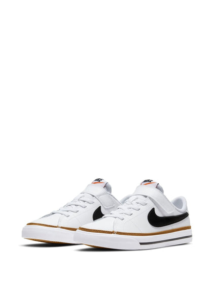 Nike White/Black Junior Court Legacy Trainers image 3