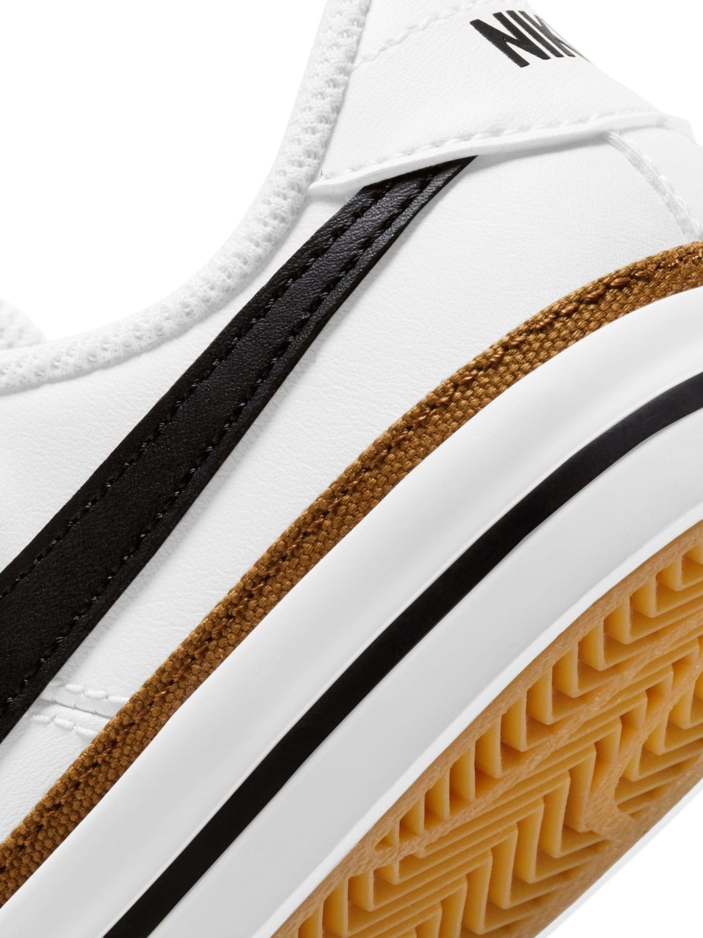 Nike White/Black Junior Court Legacy Trainers image 8