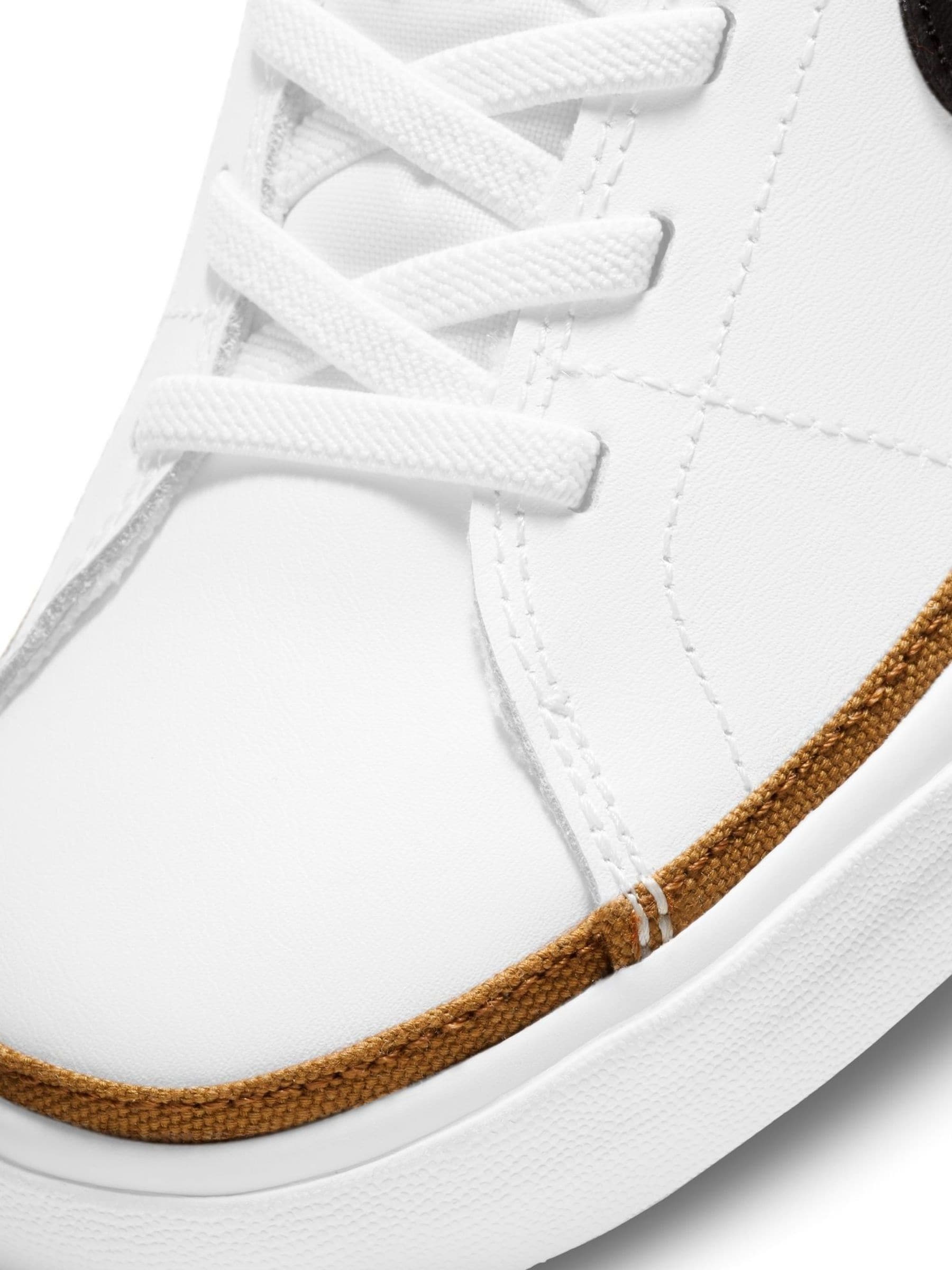 Nike White/Black Junior Court Legacy Trainers image 9