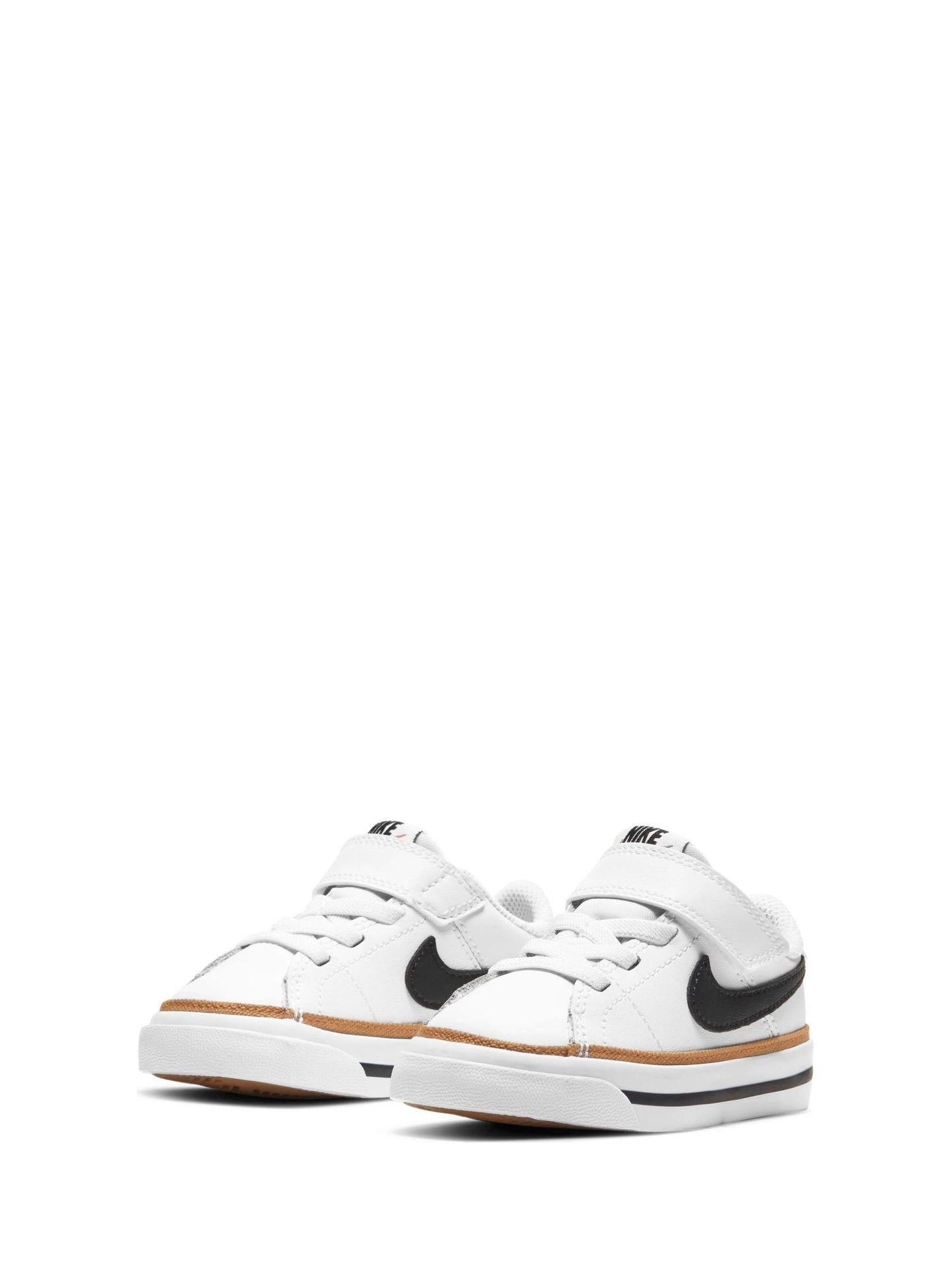 Nike White/Black Infant Court Legacy Trainers image 1