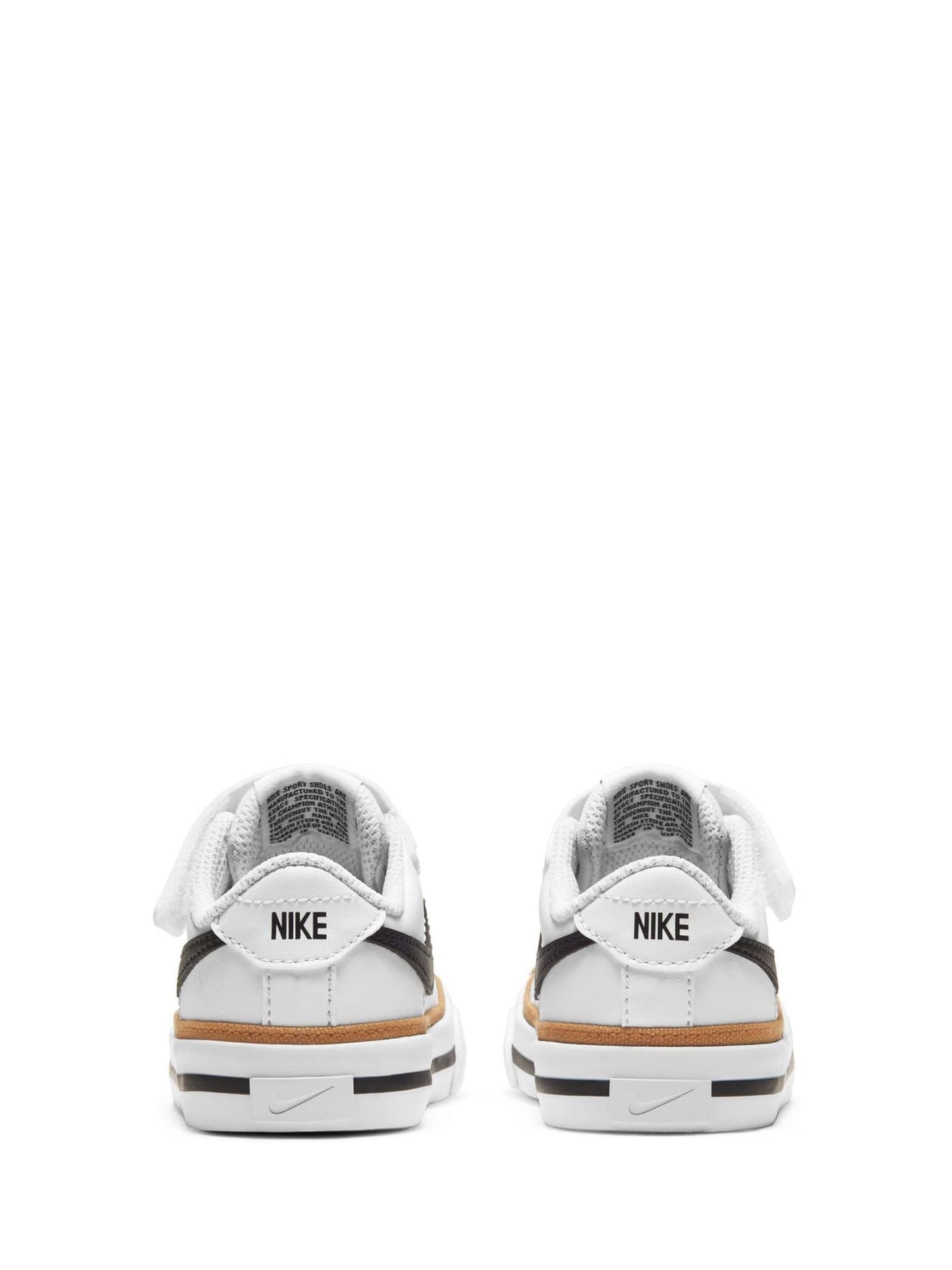 Nike White/Black Infant Court Legacy Trainers image 4