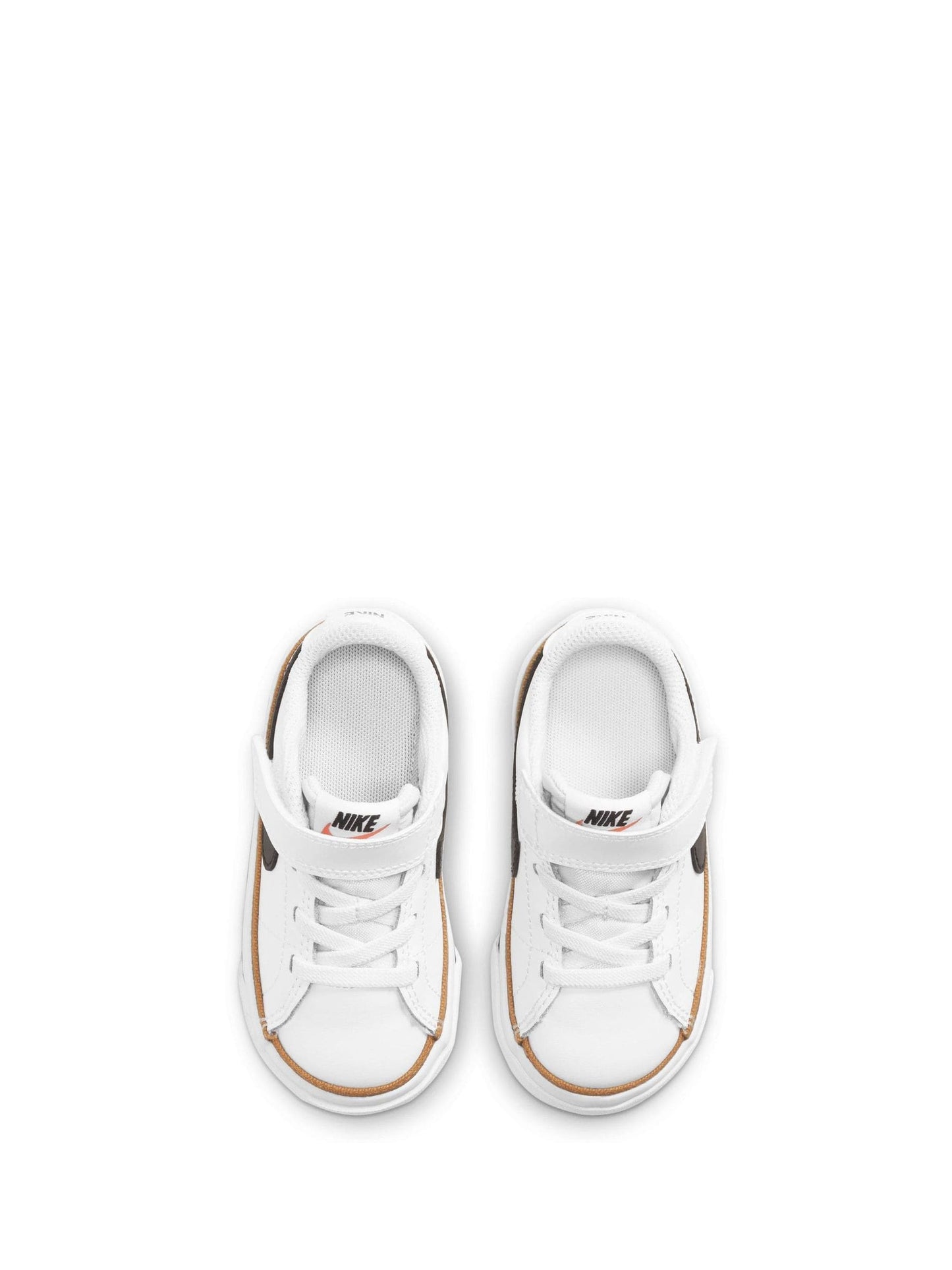 Nike White/Black Infant Court Legacy Trainers image 5