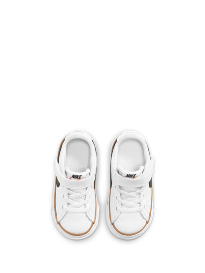 Nike White/Black Infant Court Legacy Trainers image 5