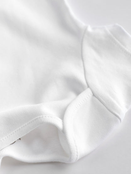 White Essential 10 Pack Short Sleeve Bodysuits image 5