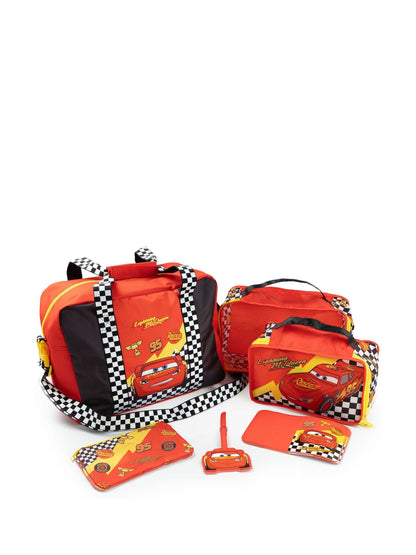 Vanilla Underground Red Disney Cars Lightning McQueen 6 Piece Luggage Set - image 1