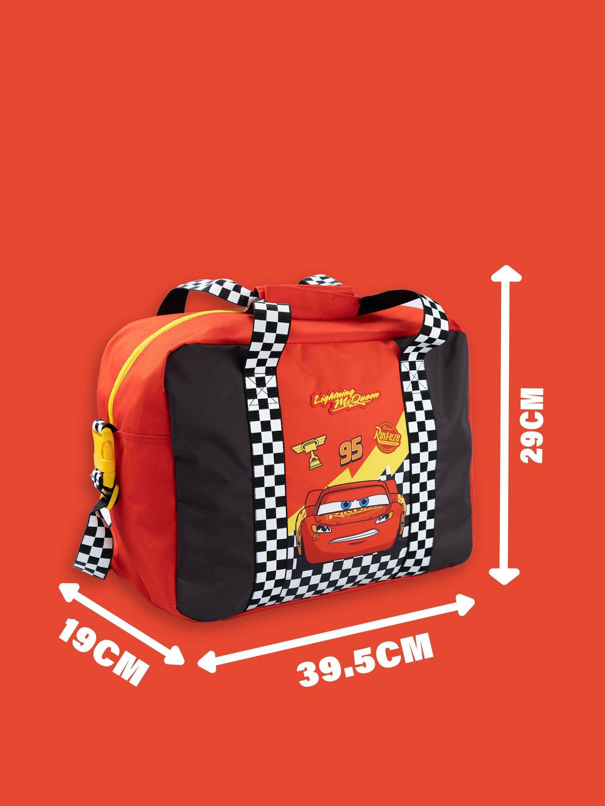 Vanilla Underground Red Disney Cars Lightning McQueen 6 Piece Luggage Set - image 4