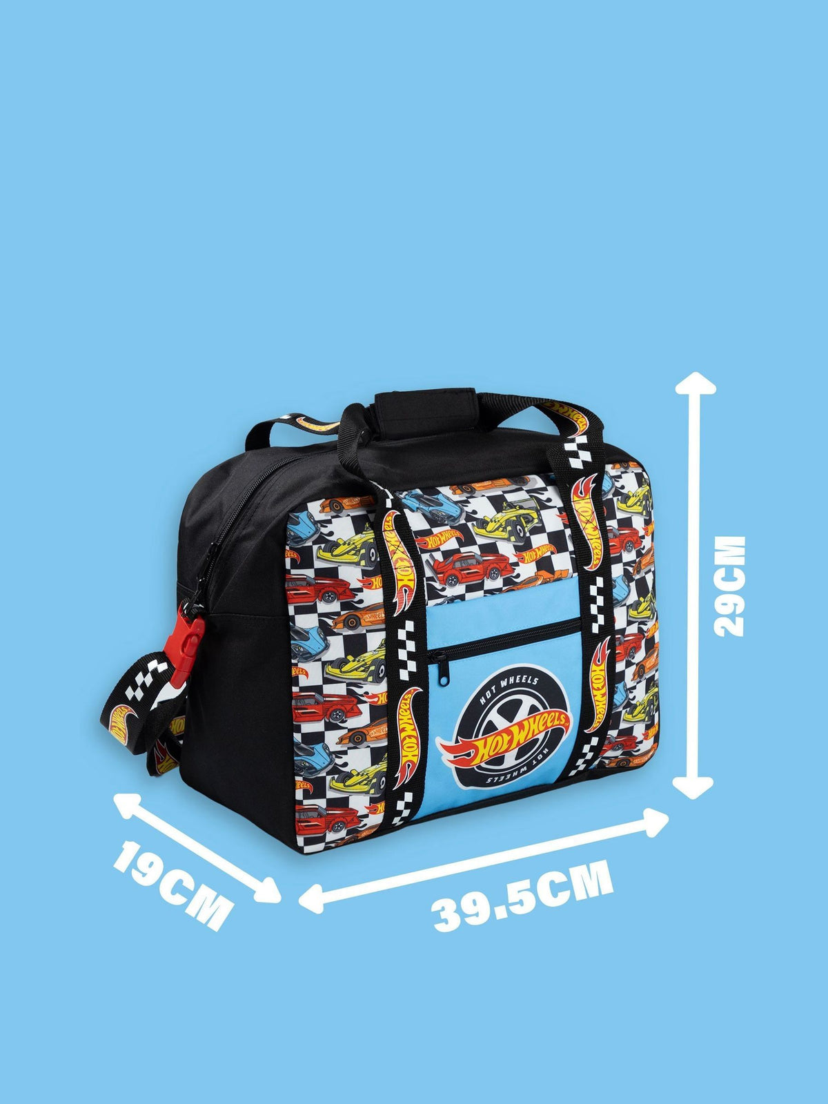 Vanilla Underground Black Hot Wheels Checker Board Cars Luggage 6 Piece Set - image 2