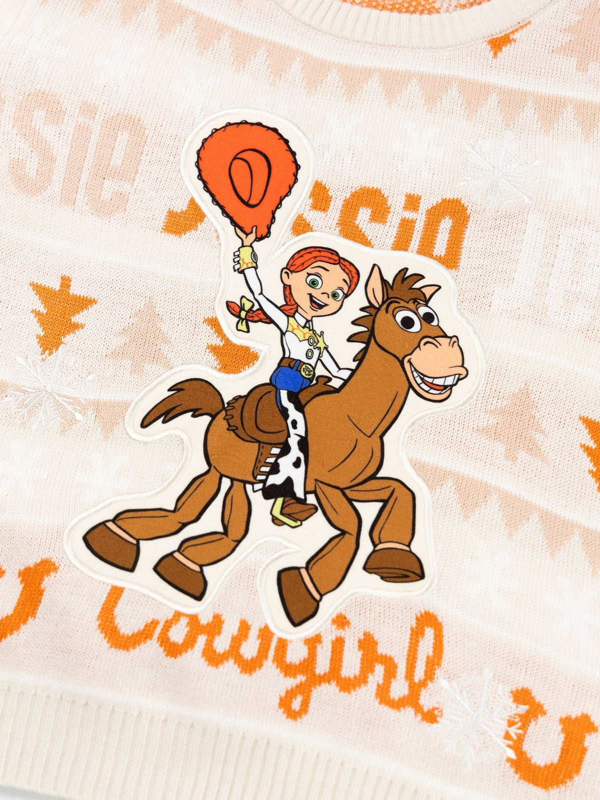Vanilla Underground Brown Disney Toy Story Jessie Christmas Jumper - image 3