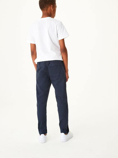 Dsiney Kidz - Navy Blue Regular Fit Rib Waist Pull-On Trousers (3-16yrs) image 2