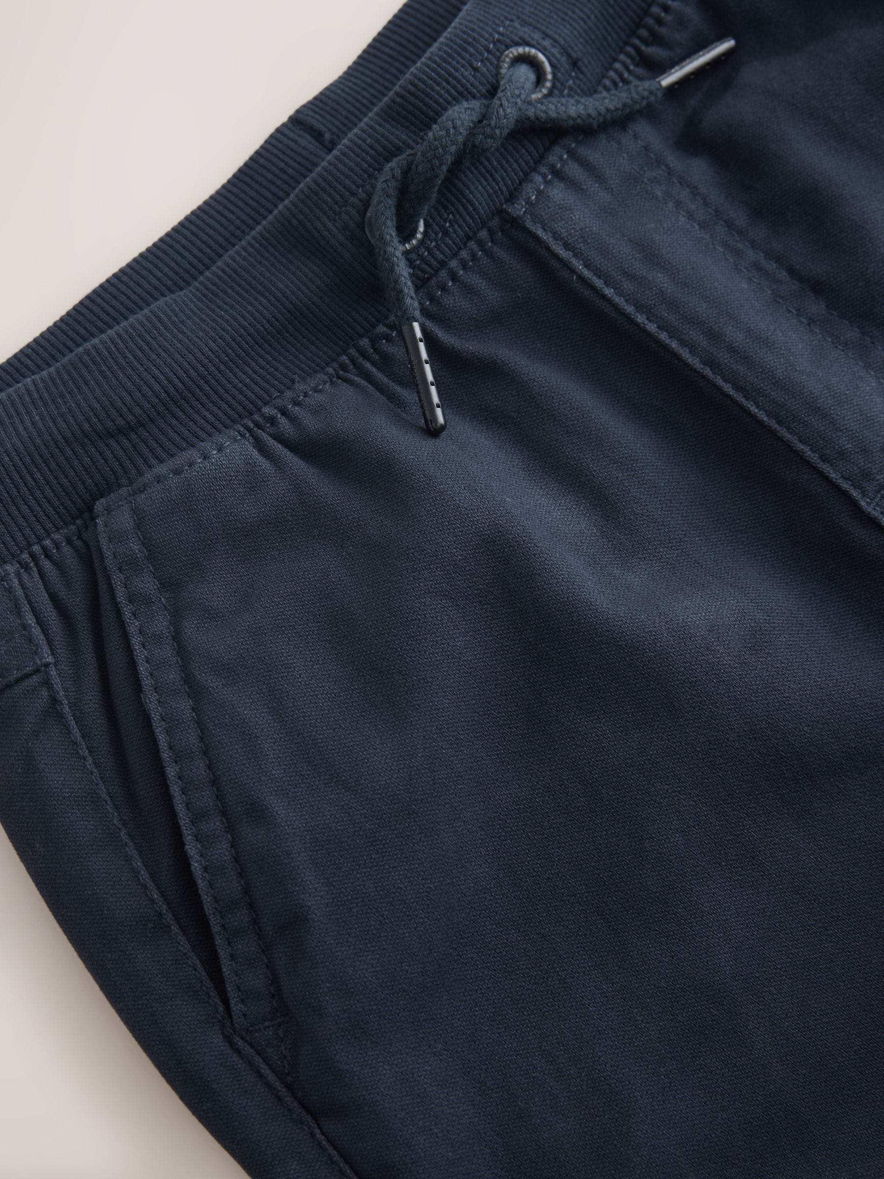 Dsiney Kidz - Navy Blue Regular Fit Rib Waist Pull-On Trousers (3-16yrs) image 6