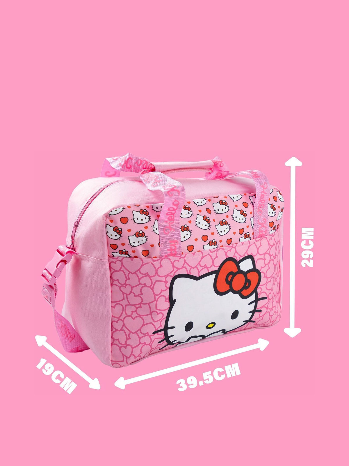 Vanilla Underground Pink Hello Kitty Hearts Luggage 6 Piece Set - image 2