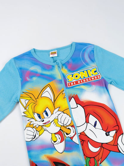 Vanilla Underground Blue Sonic the Hedgehog Multi Character Onesie - image 3