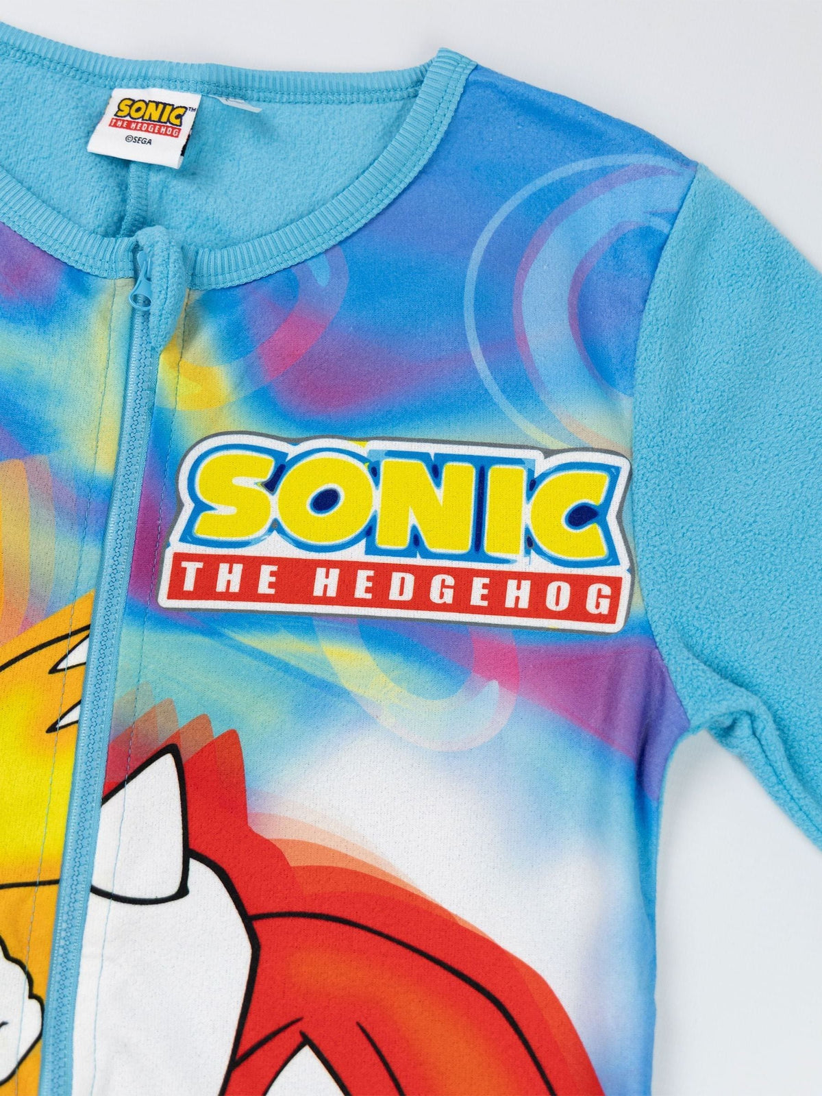 Vanilla Underground Blue Sonic the Hedgehog Multi Character Onesie - image 4