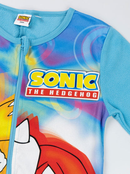 Vanilla Underground Blue Sonic the Hedgehog Multi Character Onesie - image 4