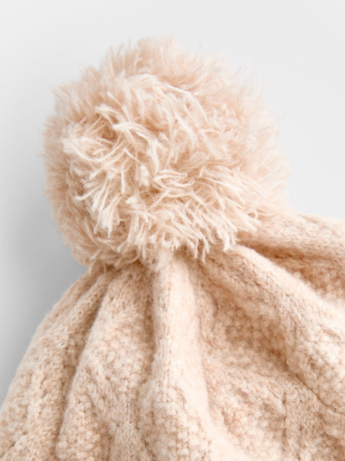 Jojo Maman Bébé Natural Flower Pom Pom Knitted Hat - image 3