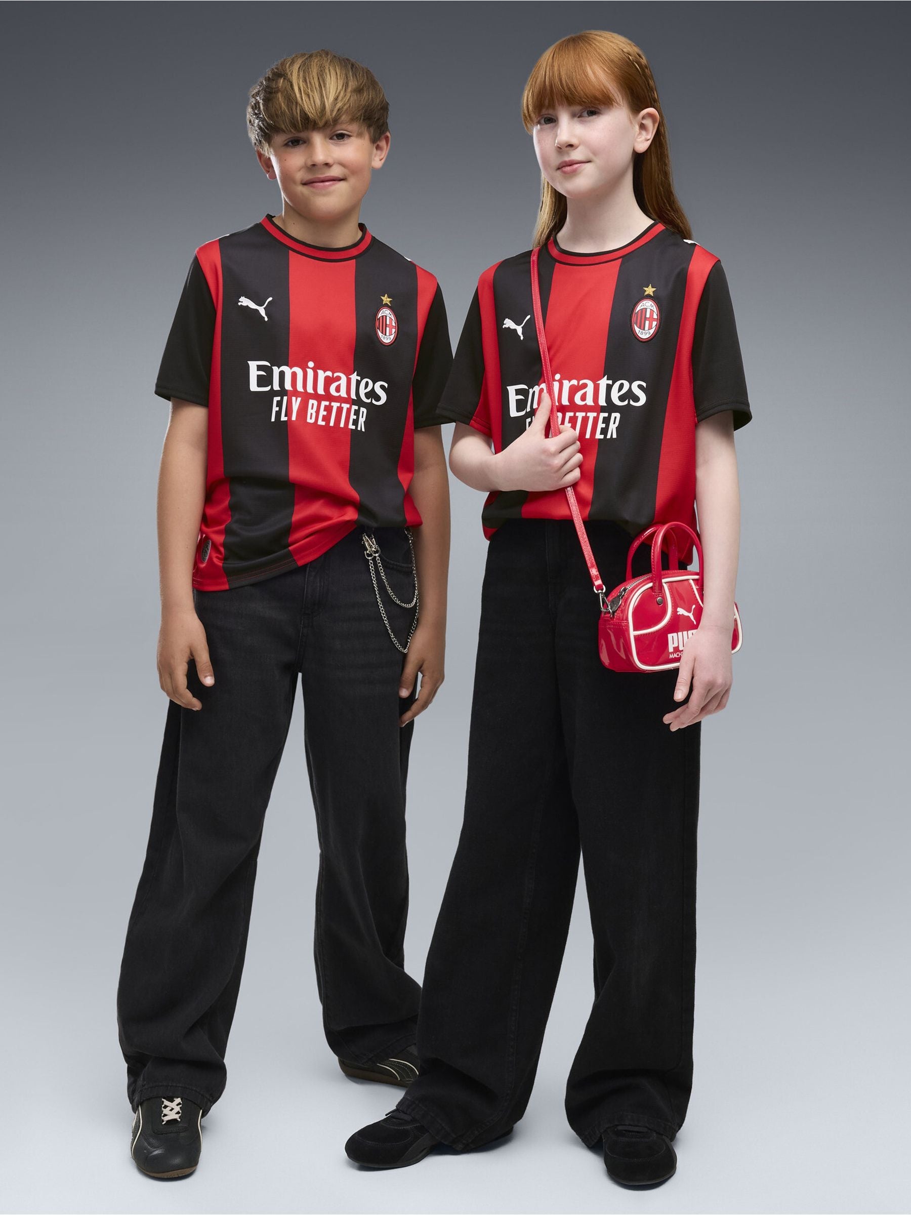 Dsiney Kidz - Puma Black Ac Milan Home Jersey image 3