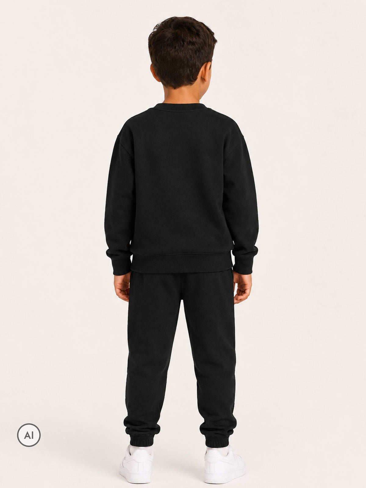Dsiney Kidz - Brand Threads Black Boys Spiderman Sweatshirt & Jogger Set image 2