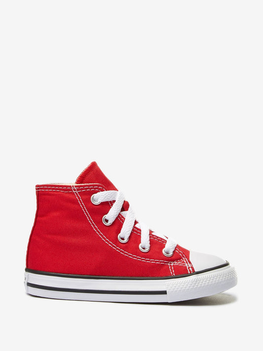 Converse Red Chuck Taylor All Star High Infant Trainers image 1
