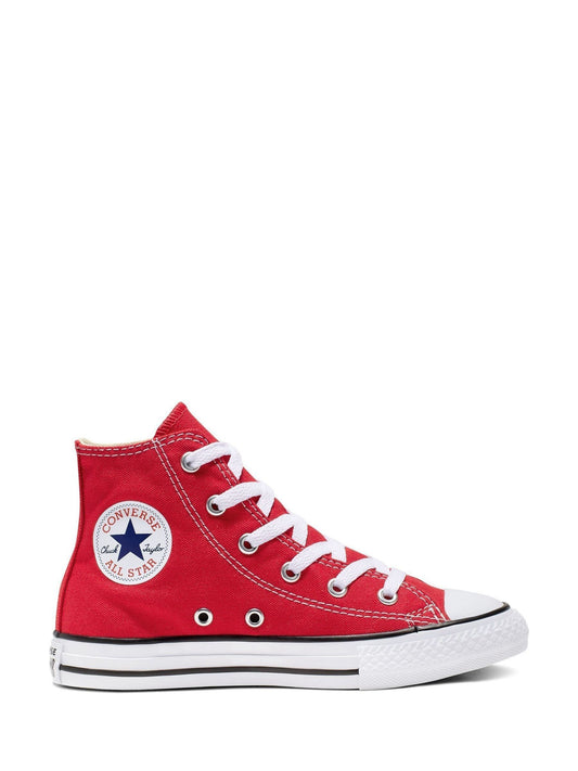 Converse Red Chuck Taylor High Top Junior Trainers image 1