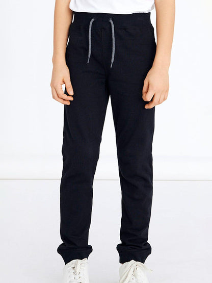 Dsiney Kidz - Name It Black Cuffed Cotton Joggers image 1