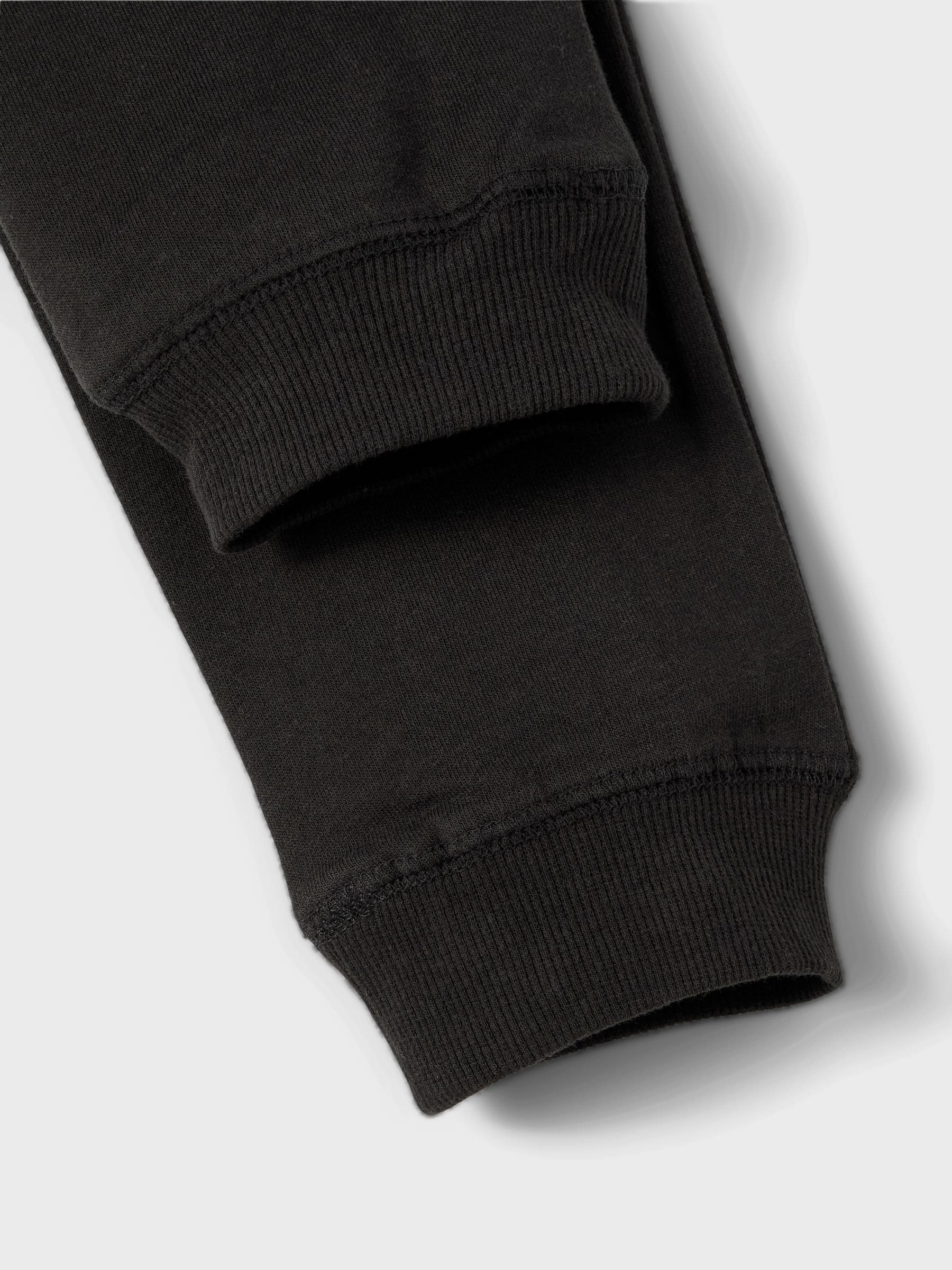 Dsiney Kidz - Name It Black Cuffed Cotton Joggers image 4