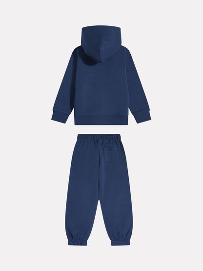 New Balance Blue Small Logo Brushback Zip Through & Joggers Set - image 7