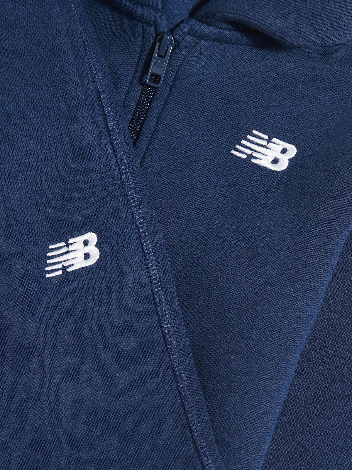 New Balance Blue Small Logo Brushback Zip Through & Joggers Set - image 8