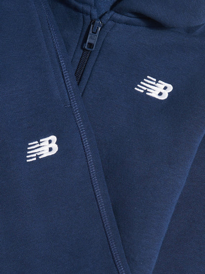 New Balance Blue Small Logo Brushback Zip Through & Joggers Set - image 8