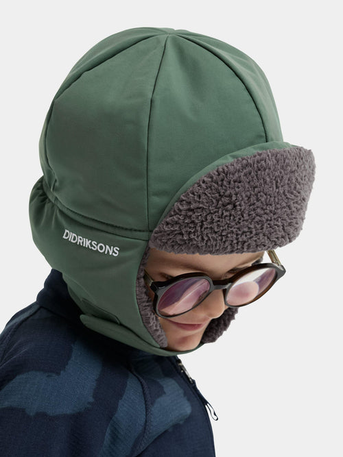 Didriksons Green Biggles Waterproof Hat - image 1