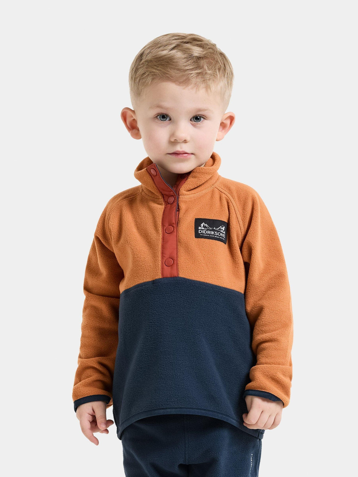 Didriksons Brown Monte Half Button Fleece - image 1