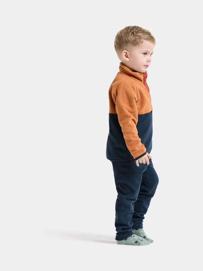 Didriksons Brown Monte Half Button Fleece - image 2