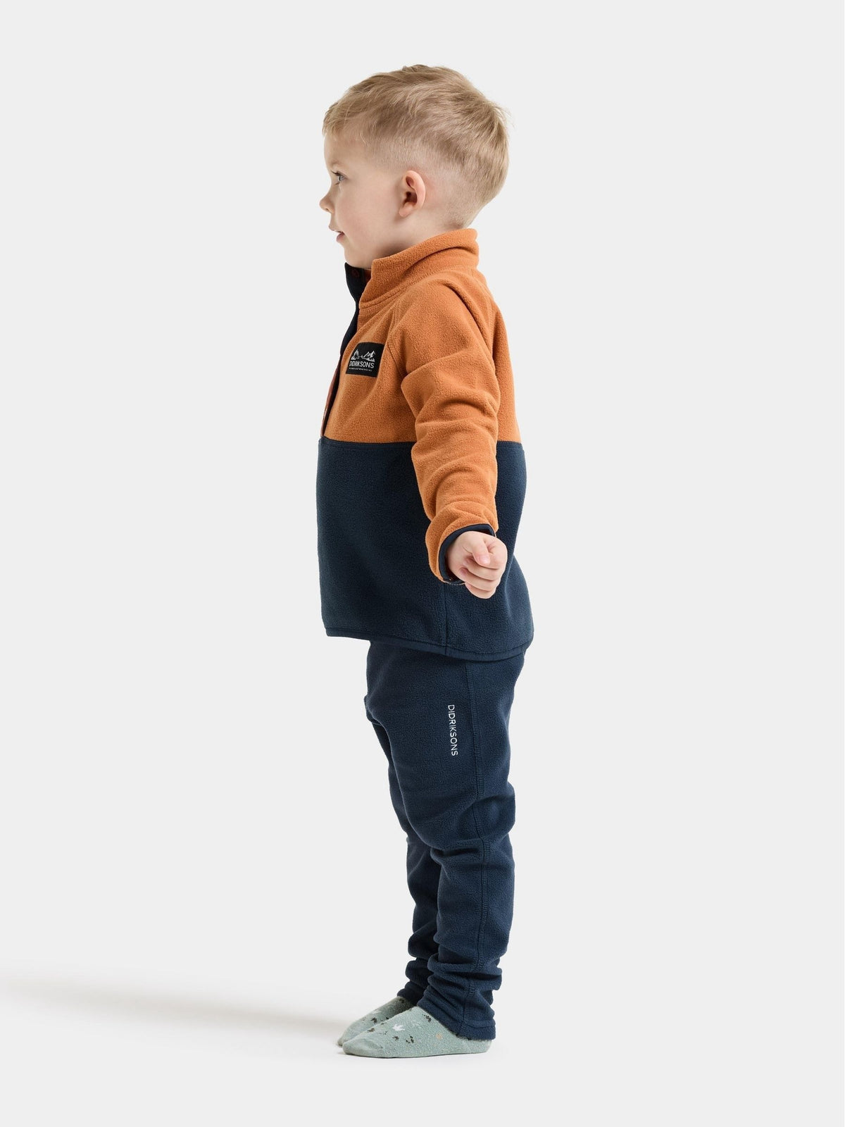 Didriksons Brown Monte Half Button Fleece - image 3