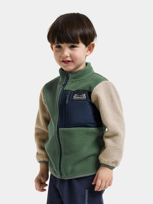 Didriksons Brown Anten Kids Full-Zip Fleece - image 1