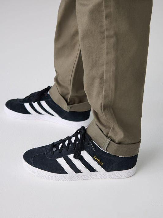 adidas Originals Black/White Junior Gazelle Trainers image 1