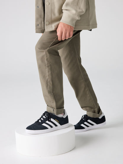 adidas Originals Black/White Junior Gazelle Trainers image 4