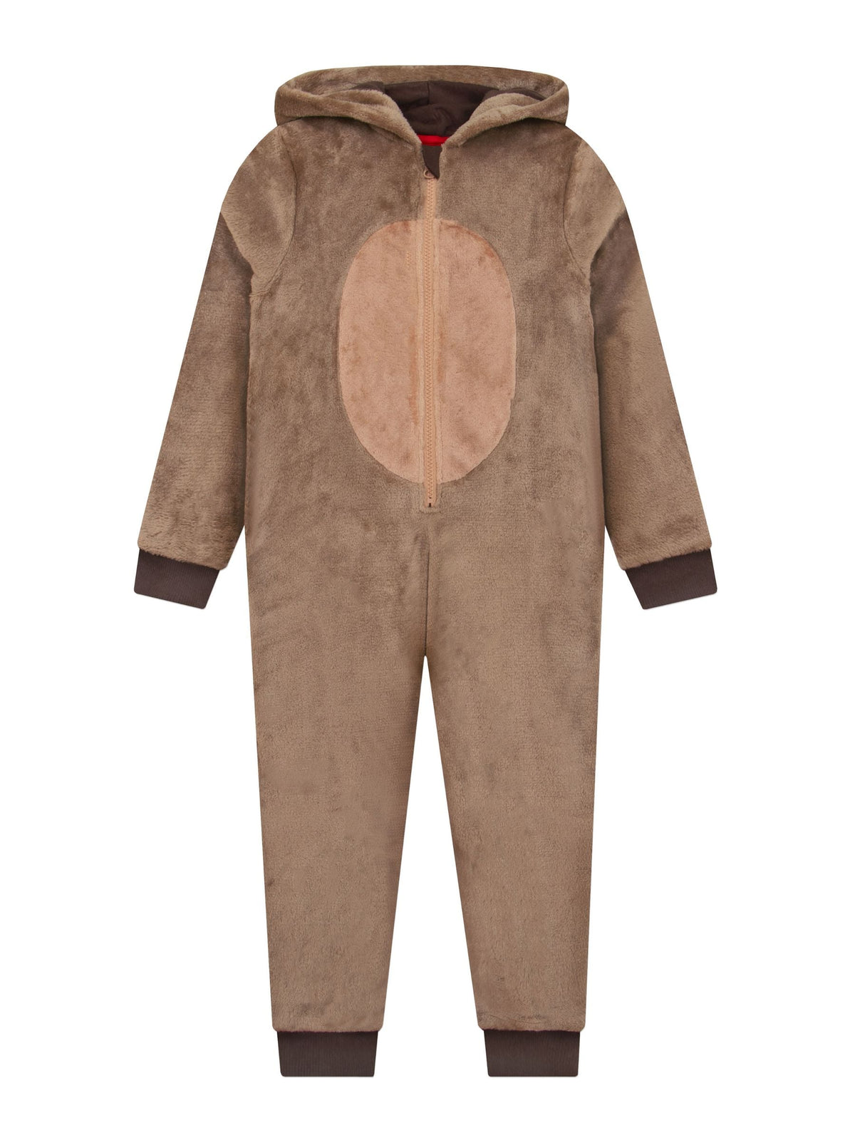 Harry Bear Brown Reindeer Novelty Super Soft Fleece Onesie With 3D Antler and Ears - image 8