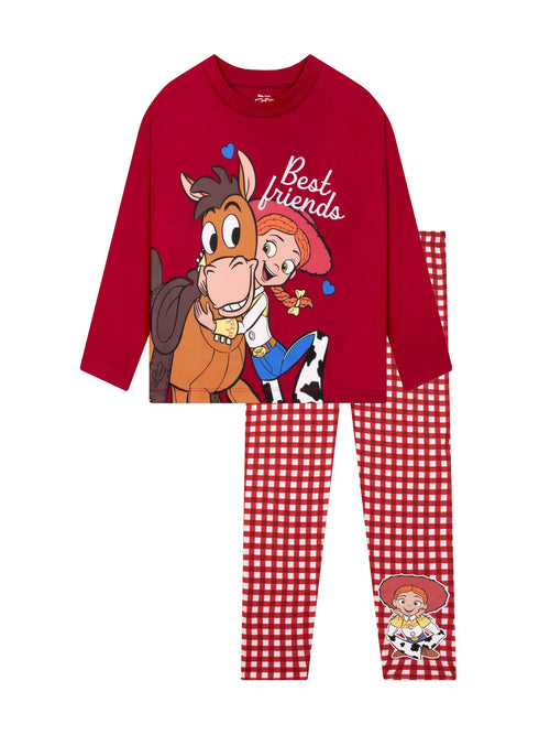 Dsiney Kidz - Character Red Disney Toy Story Leggings & Top Jessie and Bullseye Best Friends image 1