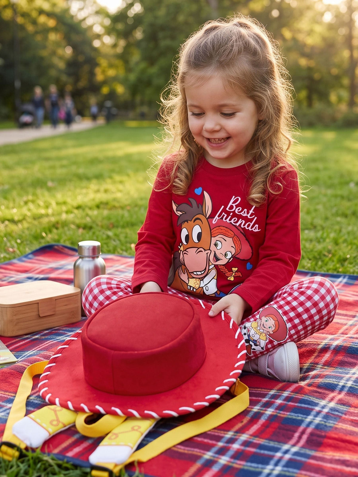 Dsiney Kidz - Character Red Disney Toy Story Leggings & Top Jessie and Bullseye Best Friends image 6