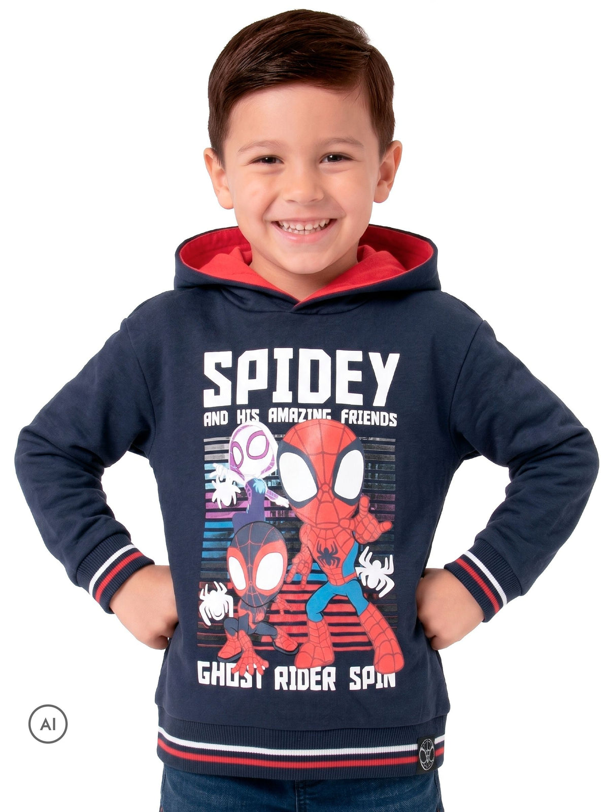 Character Blue Marvel  Ghost Spider Spin and Spidey Hoodie - image 4