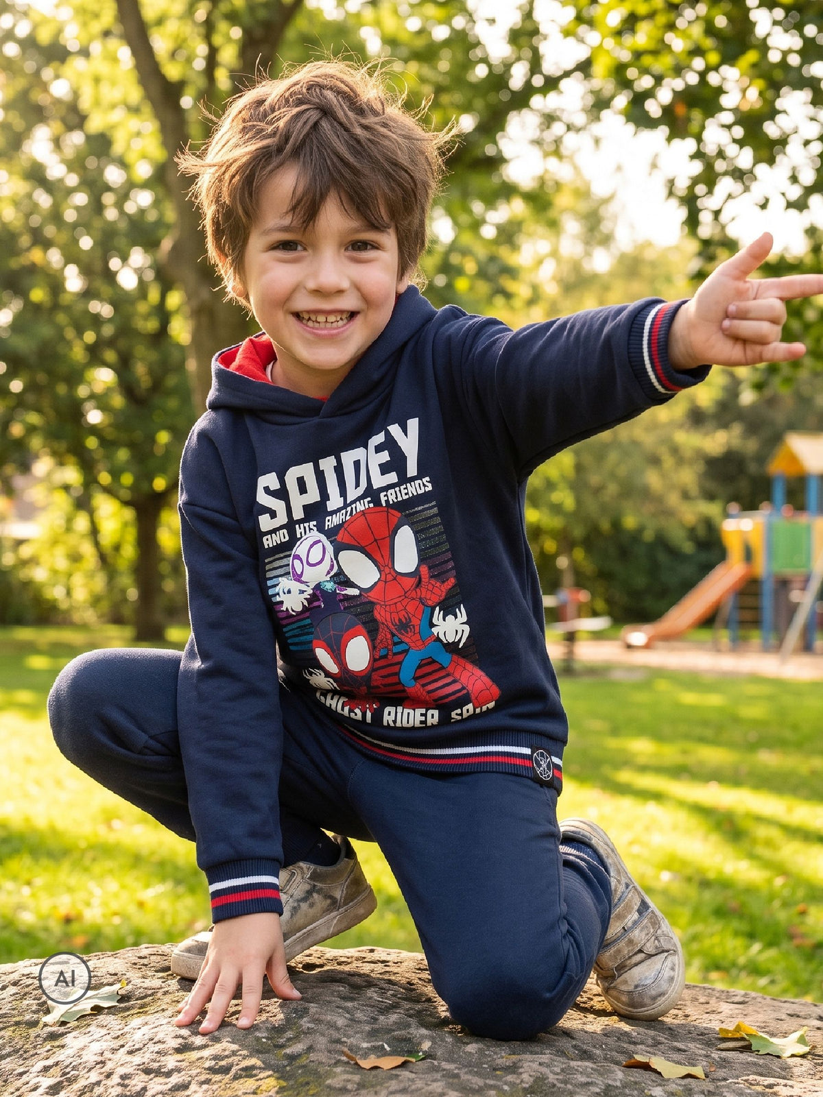 Character Blue Marvel  Ghost Spider Spin and Spidey Hoodie - image 6