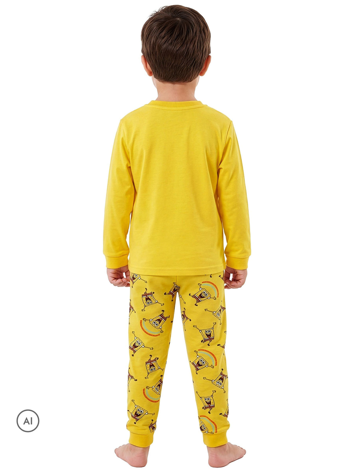 Character Yellow Sponge Bob Square Joggers Patrick and Gary Long Sleeve Pyjamas - image 3