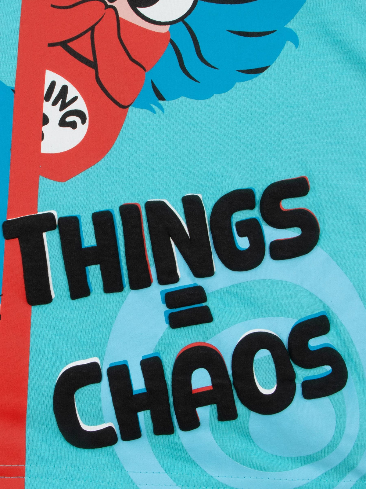Character Blue Dr. Seuss The Cat In The Hat Movie Thing 1 and Thing 3 T-Shirt - image 10
